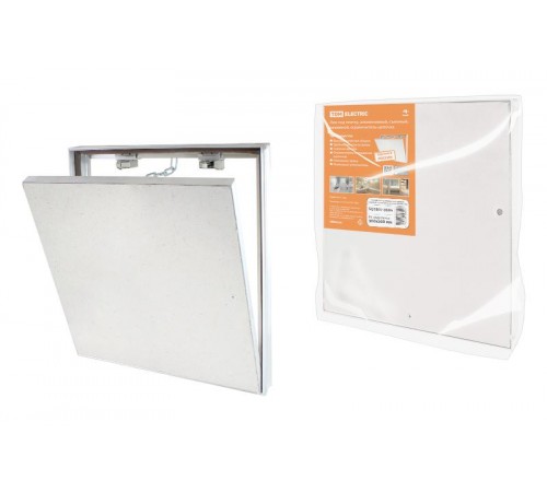 Люк под плитку, алюминиевый, съемный, нажимной, ограничитель-цепочка, 300х500,  SQ1807-0606  TDM