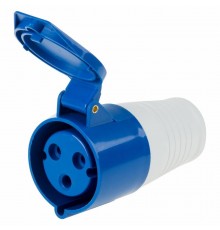 Розетка 223 переносная 2Р+РЕ 32А 220В IP44  11-8921  REXANT