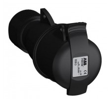 Розетка кабельная Easy&Safe 316EC9B,16А,3P+E,IP44,9ч,черн2CMA103583R1000 ABB