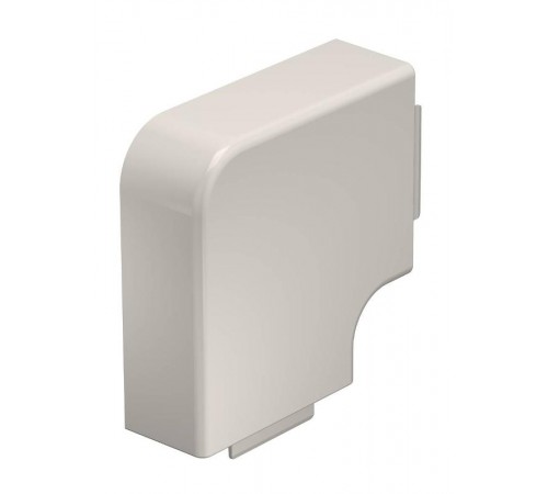 Крышка плоского угла кабельного канала WDK 40x90 мм (ПВХ,кремовый) (WDK HF40090CW)  6161316  OBO Bettermann