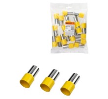 Наконечник-гильза Е150-27 150мм2 с изолированным фланцем (20шт)  SQ0512-0032  TDM