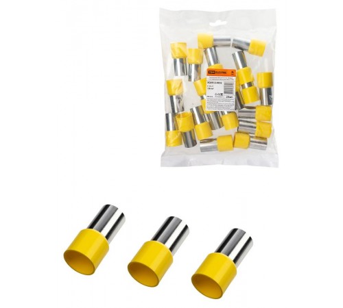 Наконечник-гильза Е150-27 150мм2 с изолированным фланцем (20шт)  SQ0512-0032  TDM