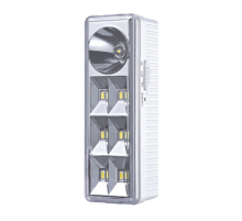Светильник светодиодный аварийный СБА 2207DC 6+1LED 1.0Ah lithium battery DC  4690612029559  IN HOME