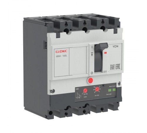 Авт. выкл. YON pro MNX160L 4P 160A 70kA при AC415V расц. TMD  MNX160L4PTMD0160  DKC