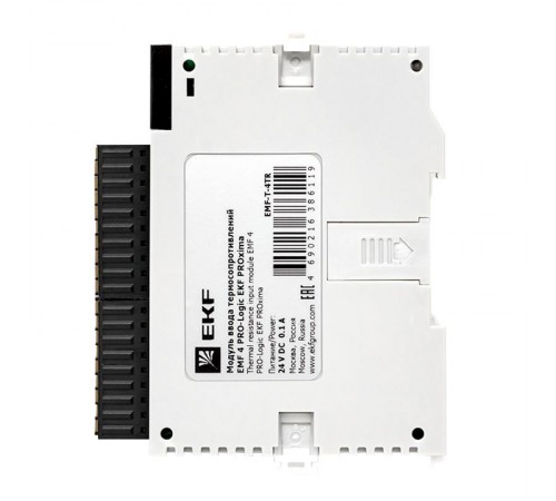 Модуль ввода термосопротивлений EMF 4 PRO-Logic EKF PROxima  EMF-T-4TR  EKF