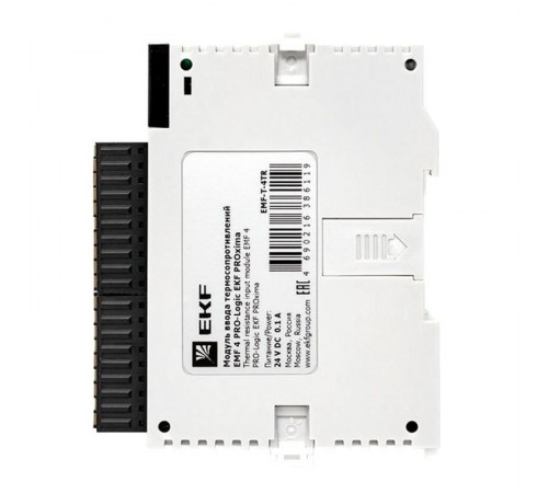 Модуль ввода термосопротивлений EMF 4 PRO-Logic (с поверкой)  EMF-T-4TR-V  EKF