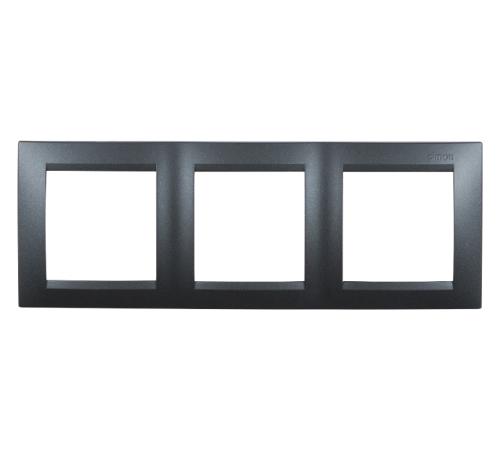 Simon 15 Графит Рамка универсальная, 3 поста  1500630-038  Simon