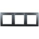 Simon 15 Графит Рамка универсальная, 3 поста  1500630-038  Simon