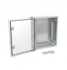 Корпус пластиковый с монтажной панелью ЩМП IP65 прозрачная дверь 500х400х175  PR08.26493  Промрукав