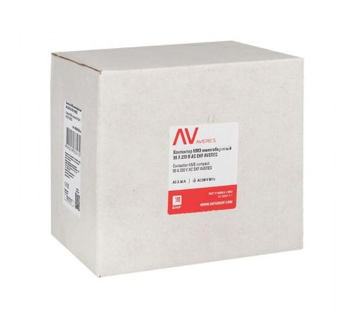 Контактор КМЭ 90А 400В АС EKF AVERES  ctr-s-90-00-400-av  EKF