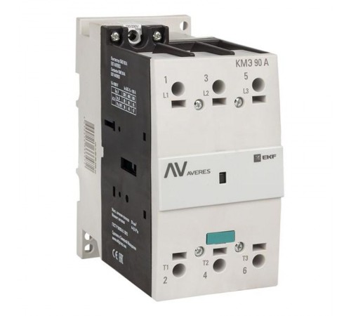 Контактор КМЭ 90А 400В АС EKF AVERES  ctr-s-90-00-400-av  EKF