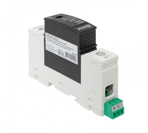 Ограничитель импульсных напряжений серии ОПВ-B/1P In 30кА 400В (с сигнализацией) EKF PROxima  opv-b1  EKF