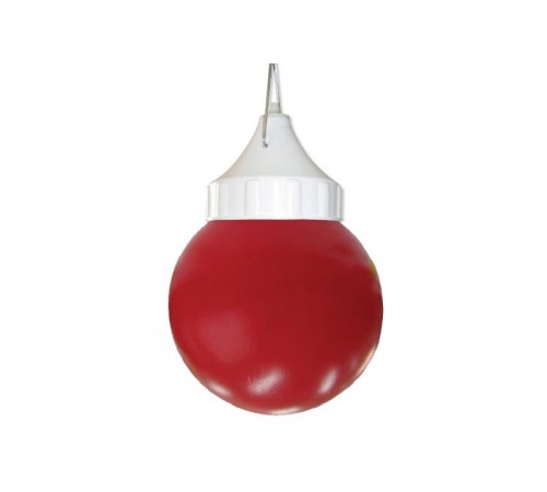 Светильник пылевлагозащищенный под лампу для ЖКХ НСП 01-60-003 подвесной Гранат полиэтилен IP44 E27 max 60Вт шар красный  Б0052012  ЭРА