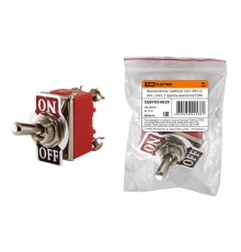 Выключатель-тумблер 1221 (ТВ2-2) вкл.- откл. 2 группы контактов  SQ0703-0029  TDM