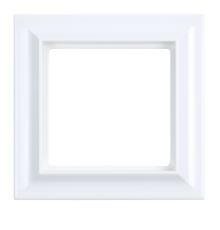Рамка 1-пост; Eco Profi  Standart; термопласт; белый  EPS481WW  Jung