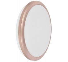 Светильник светодиодный пылевлагозащищенный для ЖКХ ДПБ 3201 12Вт IP54 4000K круг роз. золото  LDPB0-3201-12-4000-K01  IEK