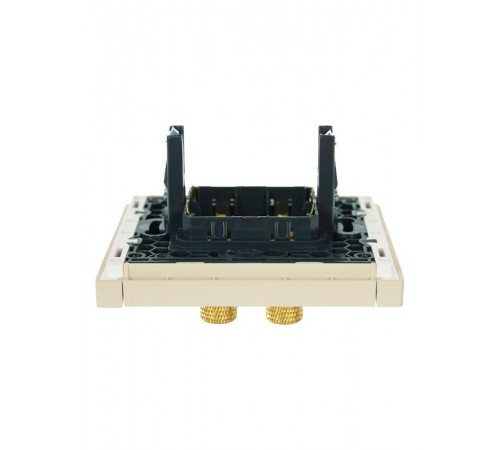 FORTE&PIANO Аудиорозетка 4-местная FP439 ваниль  FP-S40-K10  IEK