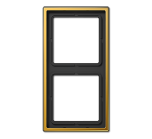 Рамка 2-кратная; золото  LS982GGO  Jung