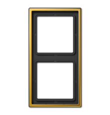 Рамка 2-кратная; золото  LS982GGO  Jung