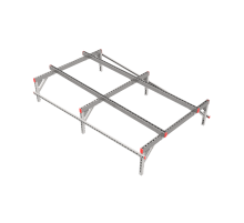 Опорная конструкция для установки оборудования TECHNORAPTOR 1500х2500  KM-TR-SSEI-1500-2500  КМ - профиль
