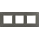 Рамка для розеток и выключателей Elegance 14-5013-16 Classic, на 3 поста, титан  Б0065827  ЭРА