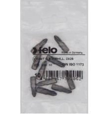 Бита крестовая серия Industrial PH 2X25, 10 шт  02202010  Felo