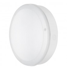 Светильник светодиодный пылевлагозащищенный для ЖКХ ДПО-10Вт 4000K 800лм IP65 белый 250мм с датчиком LEDVANCE BULKHEAD  4058075374942  LEDVANCE