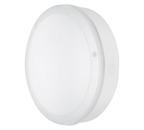 Светильник светодиодный пылевлагозащищенный для ЖКХ ДПО-10Вт 4000K 800лм IP65 белый 250мм с датчиком LEDVANCE BULKHEAD  4058075374942  LEDVANCE