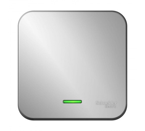 Blanca Алюминий О/У с изолирующей пластиной Выключатель 1-клавишный с подсветкой 10А, 250B  BLNVA101113  SE