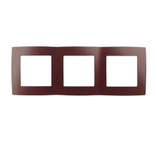 Рамка на 3 поста 12-5003-25  ,  бордо  Б0019408  ЭРА