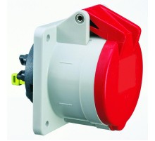 Розетка панельная прямая 32A 5p 400V 6h IP44 фланец 70 x 70 x 4 QC I 13896-Bals I Bals