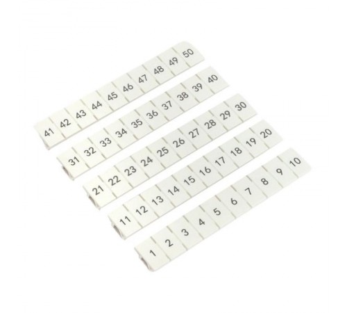 Маркировка для клемм 6 UT 1-50 scr-ut-mrk-6-1-50  EKF