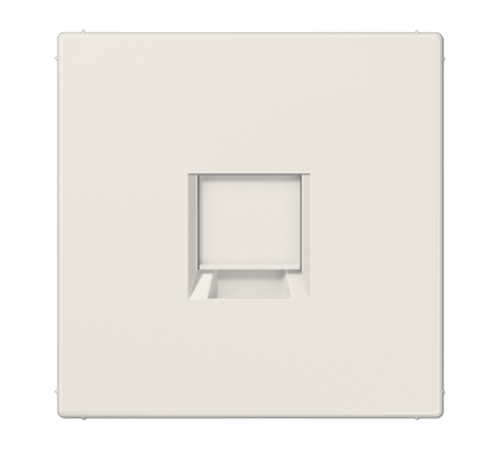 Плата (фиксация защёлкиванием) для одного модуля; термопласт; слоновая кость  LS1969-15WE  Jung