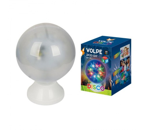 Светодиодный светильник Диско шар 3D Звёзды 220В ULI-Q307 4,5W/RGB WHITE  UL-00001530  Volpe