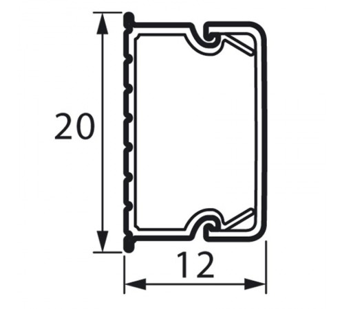 Мини-канал 20x12мм METRA  638192  Legrand