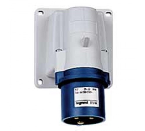 Накладная вилка - P17 Tempra Pro - IP 44 - 200/250 В~ - 32 A - 2К+З  058284  Legrand