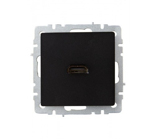 BRITE Розетка HDMI РHDMI-0-БрЧ черный   BR-H10-K02  IEK