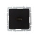 BRITE Розетка HDMI РHDMI-0-БрЧ черный   BR-H10-K02  IEK