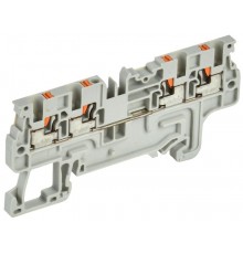 Колодка клеммная CP-MC 4 вывода 1,5мм2 серая  YCT22-00-4-K03-001  IEK