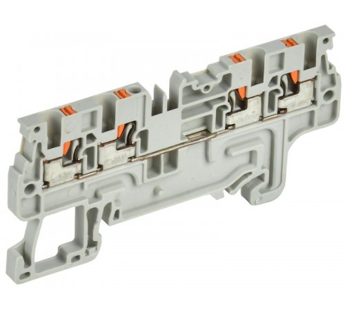 Колодка клеммная CP-MC 4 вывода 1,5мм2 серая  YCT22-00-4-K03-001  IEK