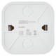 GLORY Розетка телефонная RJ11 о/у РТ20-ХБм белый матовый  ETH10-K01M  IEK
