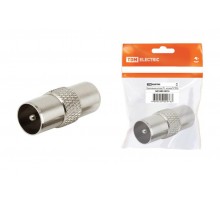 Переходник штекер TV - штекер TV, инд. упаковка   SQ1809-0014  TDM