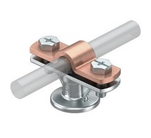 Держатель молниеприемного стержня, с фланцем (113 B-Z16)  5412706  OBO Bettermann