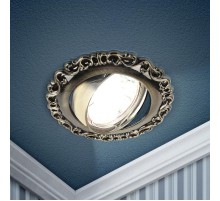 Светильник светодиодный встраиваемый KL59 А SB литой MR1612V/220V 50W бронза  Б0017104  ЭРА