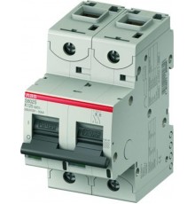 Выключатель автоматический двухполюсный S802C 10А K 25кА (S802C K10)  2CCS882001R0427  ABB