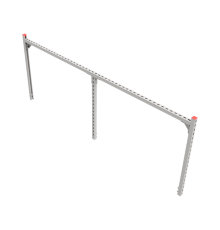 Опорная конструкция для гор. прямоуг. воздуховодов  TECHNORAPTOR 2500х1000  KM-TR-SSHRAD-2500-1000  КМ - профиль