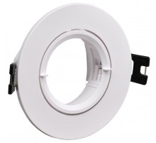 Светильник 4105 встраиваемый MR16 круг пласт. белый  LT-UVB0-4105-GU05-1-K01  IEK