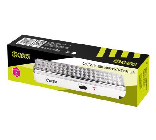 Фонарь прожекторный  AccuF9-L60-wh (бел.)  5007383  ФАZА