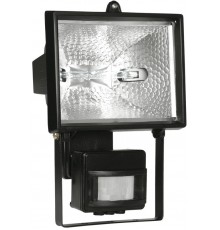 Прожектор галогенный ИО 500Д 500Вт IP54 черный, детектор  LPI02-1-0500-K02  IEK