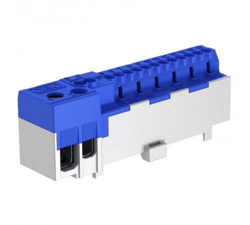 Клемма нулевого провода, быстрозажимная, 12 контактов (синий)  2016265  OBO Bettermann